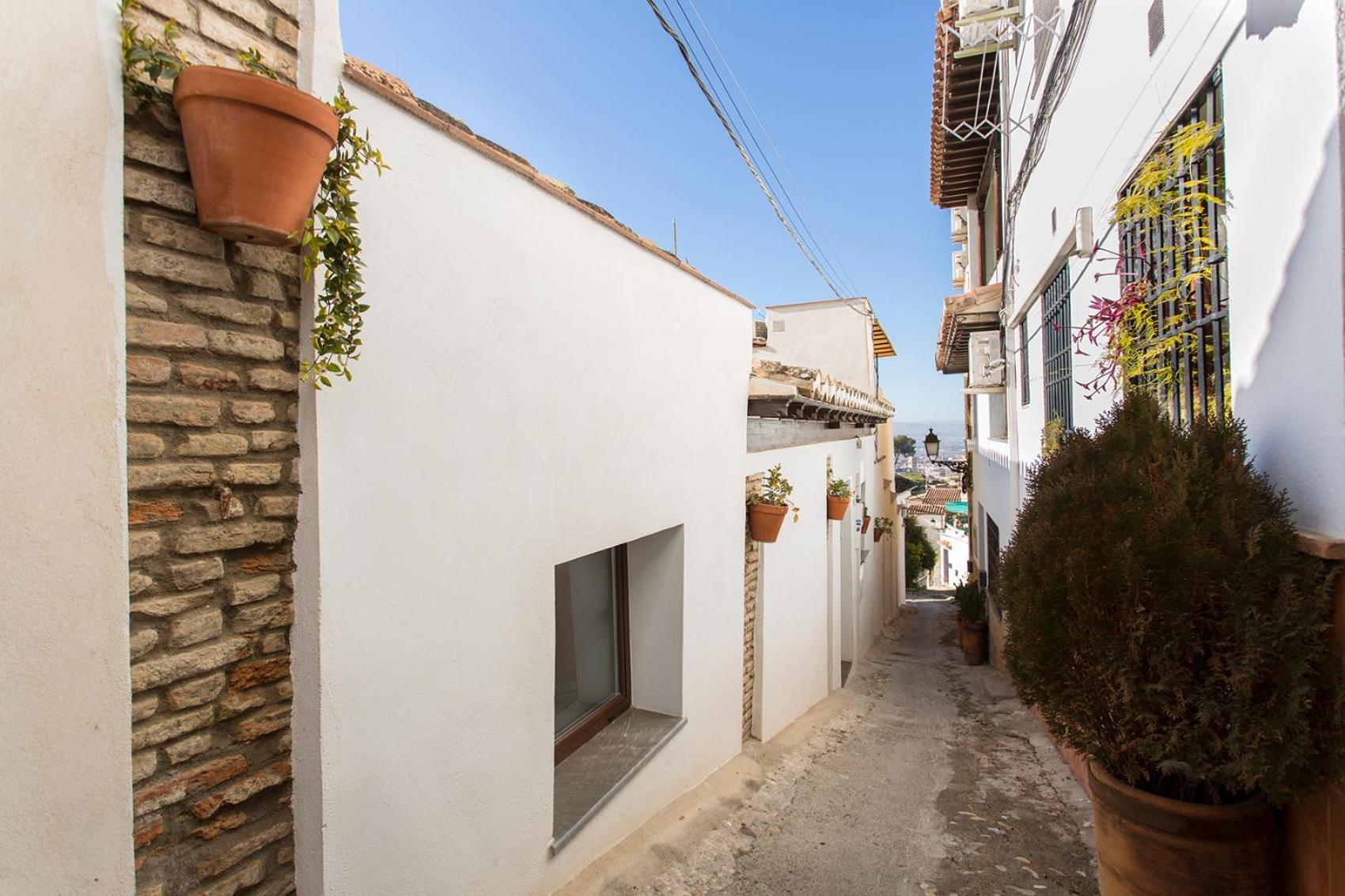 Apartamento Con Terraza Y Cochera Albaycin Granada Exterior foto